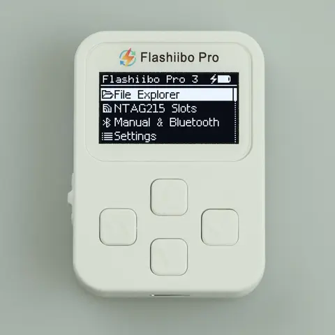 Flashiibo Pro Gen3 NFC Figure Emulator, 16MB Storage / 5000+ Files, USB Type-C Recharging, 1.4" OLED Screen, Compatible with 50+ Games on Switch, Switch Lite & Switch 2 etc., Bypass Daily Scan Limit