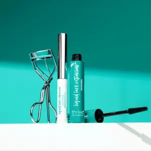 National Lash Day - Liquid Lash Extensions Mascara & Serum Duo (Lash Curler GIFT) by ThriveCausemetics
