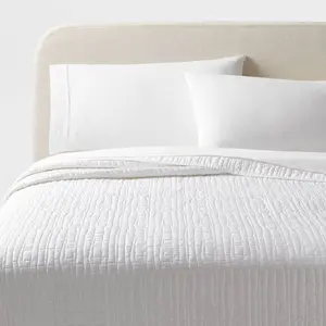 Full/Queen TENCEL Quilt White - Threshold