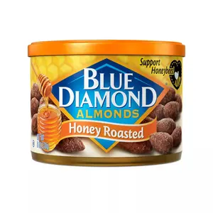 Blue Diamond Almonds Honey Roasted Flavored Snack Nuts perfect for snacking and on-the-go, 6 oz