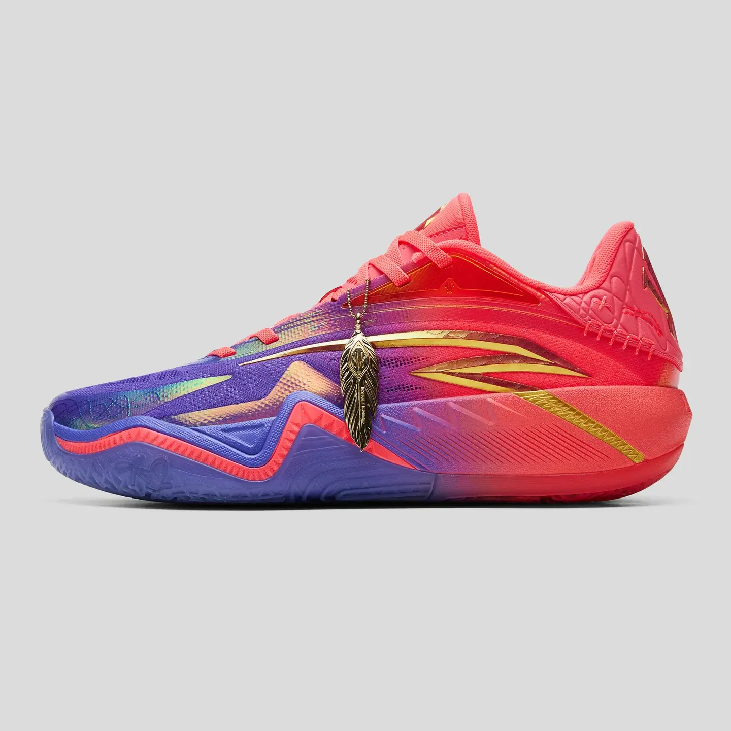 ANTA Men KAI 3 "432HZ" Basketball Shoes Purple Pink Anti-slip Professional Performance Rebound Sports Shoes