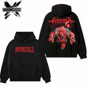 TRAIL HERO - Dinosaurus Invincible Premium Acid Washed Hoodie T-Shirt, En Sabah Nur Hoodie Shirt, Character Comics Fans Shirt, Superhero Washed Shirt, Comic Book Fans T-Shirt, Superhero Graphic Tee Cotton