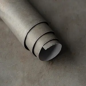 Concrete Wallpaper Peel and Stick 32"x354" Cement Contact Paper Gray Brown Wall Paper for Countertops 3D Rustic Texture Industrial Waterproof Removable Self Vinyl Film for