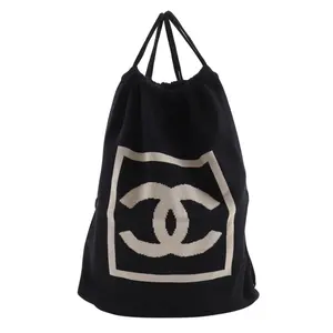 Pre-owned CHANEL Cotton Tote Bags Sports Line Backpack