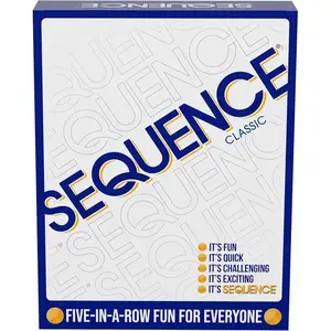 Goliath Games Sequence | Five-in-a-row Fun for Everyone! | Family Strategy Game | For 2 or More Players | Strategy Board Games |