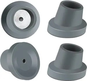 4 Pack Replacement Feet for Shower Chair Bath Seat | 1-1/8"Slope Rubber Tips Non Slip Shower Bench | Tub Transfer Benches Suction Cup Feet