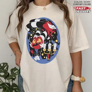 Opera Blitzo & Moxxie T-Shirt, Sweatshirt, Hoodie, I.M.P Helluva Boss, Vivziepop Shirt, Birthday Gifts, Hazbin Hotel Merch Cotton Crewneck