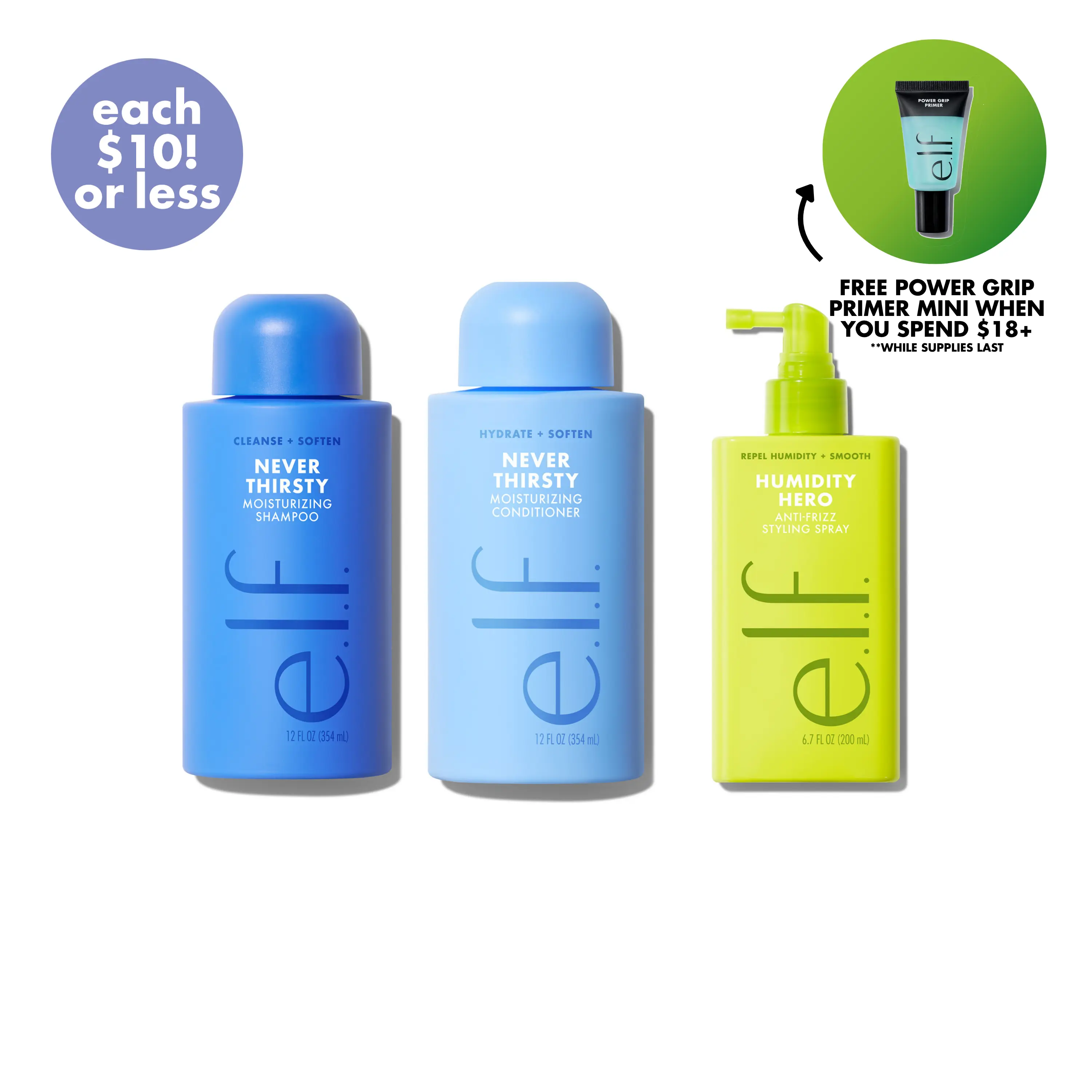 Frizz To Rizz Haircare Trio: Hydrate + Smooth + Repel Frizz For Every Hair Type (Shampoo + Conditioner + Anti-Frizz Styling Spray) Frizz To Rizz Haircare Trio: Hydrate + Smooth + Repel Frizz For Every Hair Type (Shampoo + Conditioner + Anti-Frizz Styling Spray)