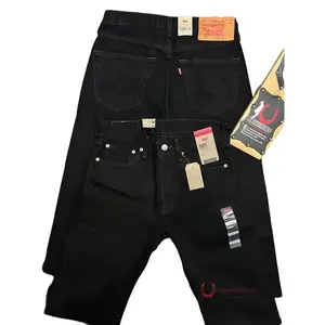 Levi's Classic Men's 501 Original Straight Leg Jean Black Menswear Denim Pants with Iconic Styling & Timeless Fashion