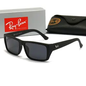 Rayban Polarized Square Sunglasses for Men & Women UV400 Lightweight Outdoor Driving Eyewear