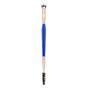 Bdellium Tools Professional Makeup Brush Golden Triangle 728 Double-ended Bent Lash Fan / Spoolie