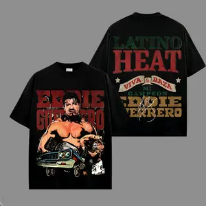 Vintage Eddie Guerrero Latino Heat v3 WWE Legend Premium Wrestling T Shirt 100% Cotton T-Shirt The Charismatic Army, Team Xtreme Shirt, WWE Fans Shirt, WWE Event Outfit
