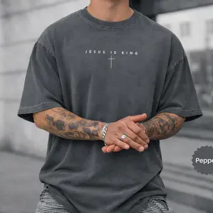 Comfort Colors Jesus is King Shirt for Men & Women, Christian Shirt, Religious T-shirt, Bible Verse Shirt Gift, Birthday Gift for Christian