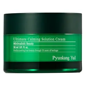 Pyunkang Yul Ultimate Calming Solution Cream for Sensitive Skin with Patented Ingredients, Moisturizer Intensely Calms & Soothes Redness with Cica & Tea Tree, Korean Skincare (1.01 Fl. Oz, 30ml)