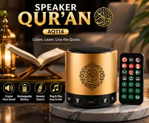 Portable Quran Speaker with Remote Control – AQ114 Islamic Audio Player