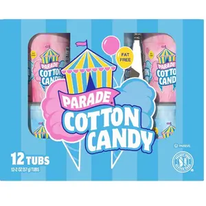 Cotton Candy, 2 oz Individual Packs, 12-Count Bulk Package