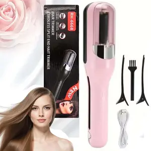Hair Trimmer, Portable Rechargeable Haircutting Device, Automatic Split-End Remover for Smooth Styling, Hair Care & Styling Tool, Hair Styling Tools