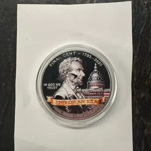 2026 “The Final Cent Tribute”- contains 1 dual sided card with a front and back on the final cent collectible mint pressed card.