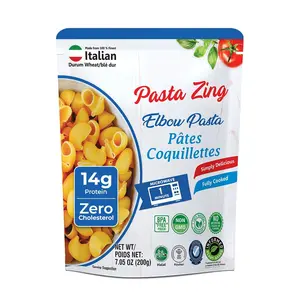 Pasta Zing Mircrowavable Elbow Pasta Pack of 7, 7.05 Ounce, | Ready To Eat in 60 Sec |100% Italian Durum Wheat | Natural Ingredients | Side Dish | Easy Dinner