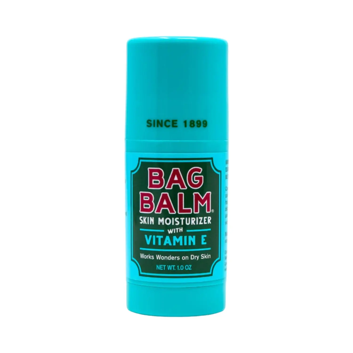 Bag Balm Original Skin Moisturizer Stick with Vitamin E - Hydrating & Soothing Balm for Dry Skin, Chapped Lips & Cracked Hands - Made in the USA - Paraben-Free & Cruelty-Free Twist-Up 1oz (1)