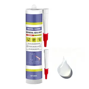VGS606 Sealant- Caulk, Sealant Clear- 10.15 Oz, 1 count, Weatherproof  Sealant for Installation and Sealing of Doors and Windows, Interior Decoration -Weather