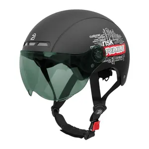 Unisex Cycling Helmet Pemila, Adjustable Fit, Transparent & Dark Goggles Options, Safe for Mountain Bike, Road Bike, Skateboard, Commute