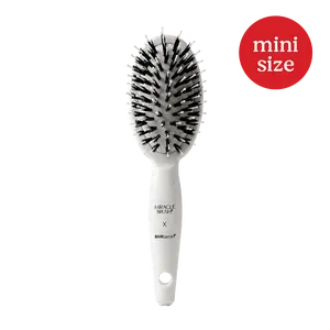 HAIRtamin Mini Miracle Brush – Travel-Size Detangler for Fine, Thin & Kids Hair | Wet & Dry Use