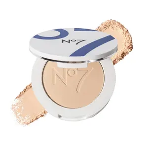 No7 Lift & Luminate Triple Action Powder - Pressed Makeup Setting Powder for Face - Compact Setting Powder Reduces the Appearance of Fine Lines & Enhances Glow (10g)
