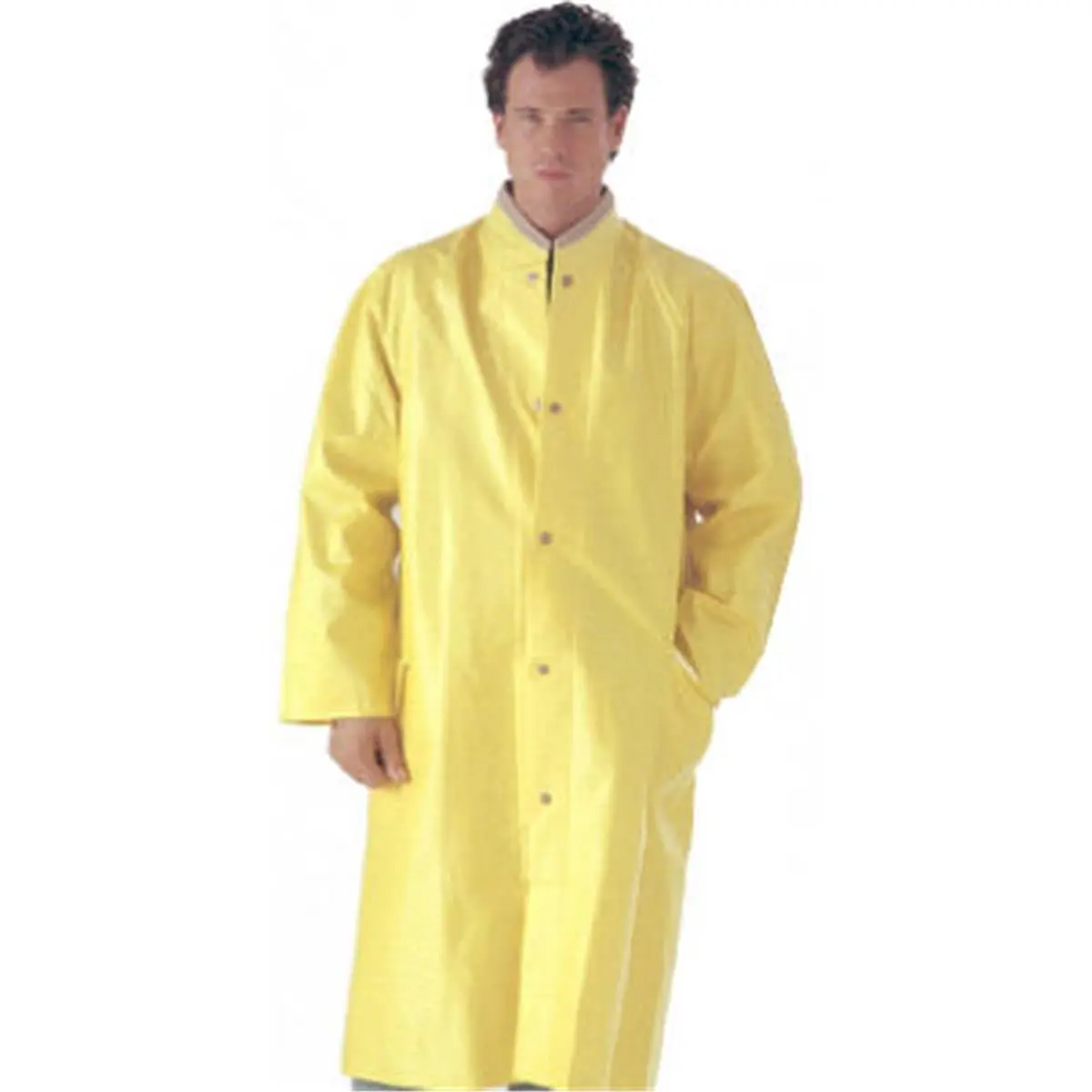 Tingley 48-in Rainproof Rubber Raincoat - Medium Size, Yellow (Model C53217.MD)