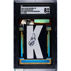2006 Playoff National Reggie Bush #NFLR-RB NFL Rookie Letter Auto "K" SGC 8