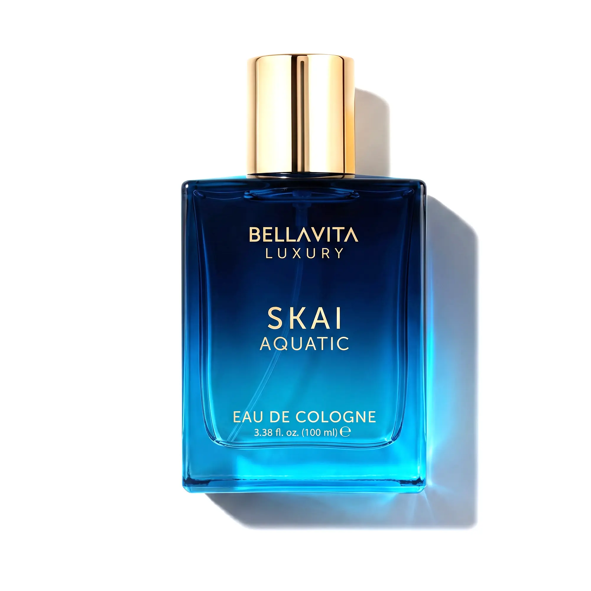 BellaVita Luxury's SKAI Aquatic | Eau De Cologne Unisex Perfume | Men & Women | Bergamot, Pink Pepper | Long Lasting | 100 mL | 3.4 Fl.oz BellaVita Luxury's SKAI Aquatic | Eau De Cologne Unisex Perfume | Men & Women | Bergamot, Pink Pepper | Long Lasting | 100 mL | 3.4 Fl.oz