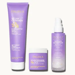 Pacifica Beauty Vegan Ceramide Complete Barrier Routine