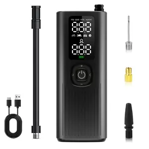 Portable Wireless Car Air Compressor, Digital Tire Inflator, Multifunctional Electric Tire Inflator Pump for Motorcycle Bicycle AUTO Tyre Balls, Car Repair Tools