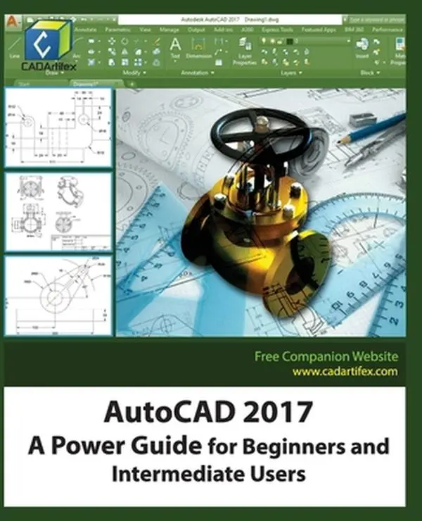 USED Book - AutoCAD 2017: A Power Guide for Beginners and Intermediate Users by Dogra, Sandeep (Paperback) - english