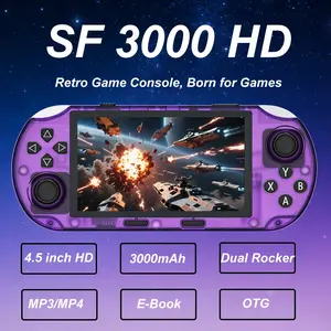 Portable Retro Handheld Game Console, 4.5 Inch IPS Screen, Open Source Mini Gaming Device, Long Battery Life, TV Connection, Mp4 Player & E-Reader