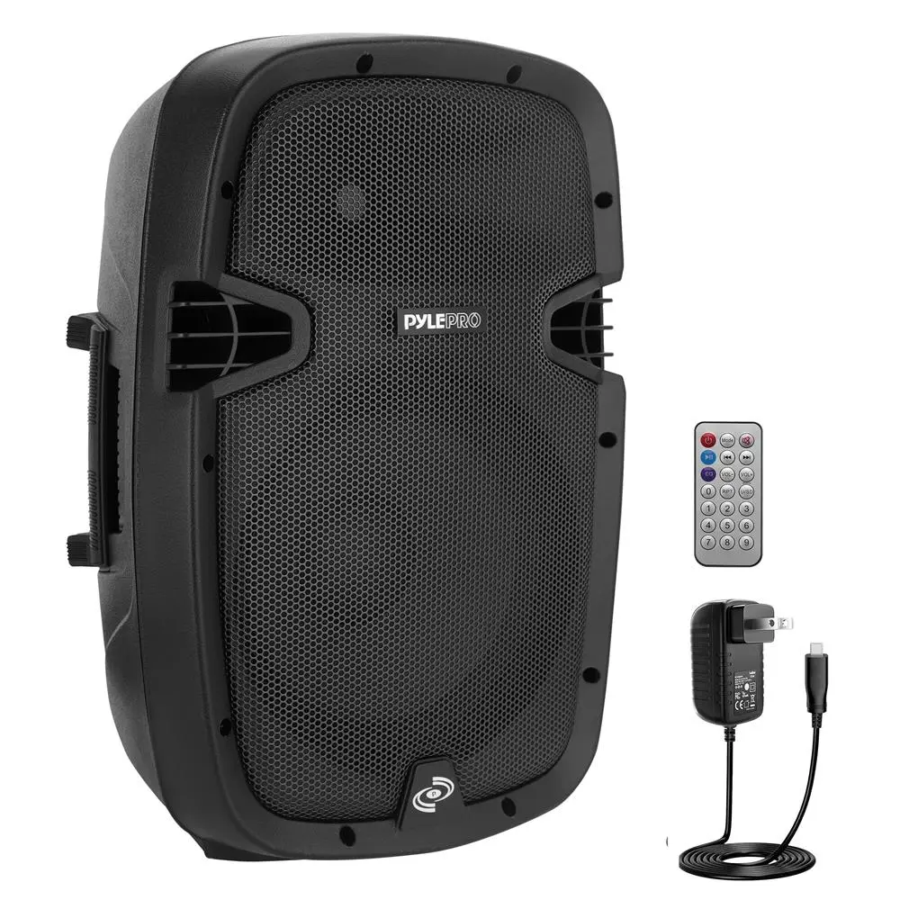 Pro Audio Active PA Speaker System with Subwoofer - Compact Design, Built-In Amplifier, Bluetooth, USB, LCD, Smartphone Compatibility, Memory Storage, Club & Mobile Use, iPhone Support, 100-240v 50/60hz, Digital Audio File Compatibility