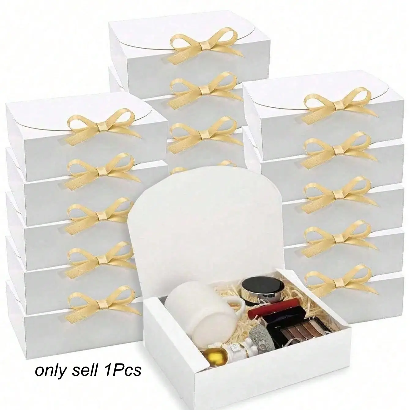 1/5/10Pcs Luxury Gift Boxes with Ribbon, Exquisite, Classy Gift Box, Proposal Box for Groomsmen, Wedding Favor Box, Baby Shower, Birthday, Bridesmaid, Graduation, Valentine's Day Gifts, Themed Gift Box, Elegant Gift Packaging