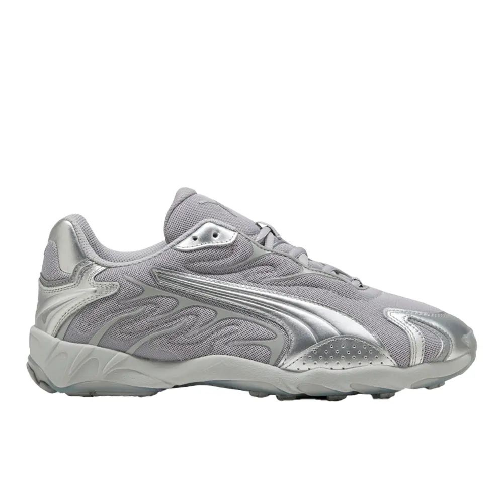 PUMA Mens Inhale Metallic Lace Up Sneakers Shoes Casual - Grey