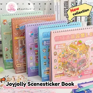 Creative Puzzle Stickers DIY Decorative Stickers for Crafting 6 Different Big Versions Holiday Gifts Ideal for Scrapbooking and Crafting Projects sticker pack cute diy craft kit creative