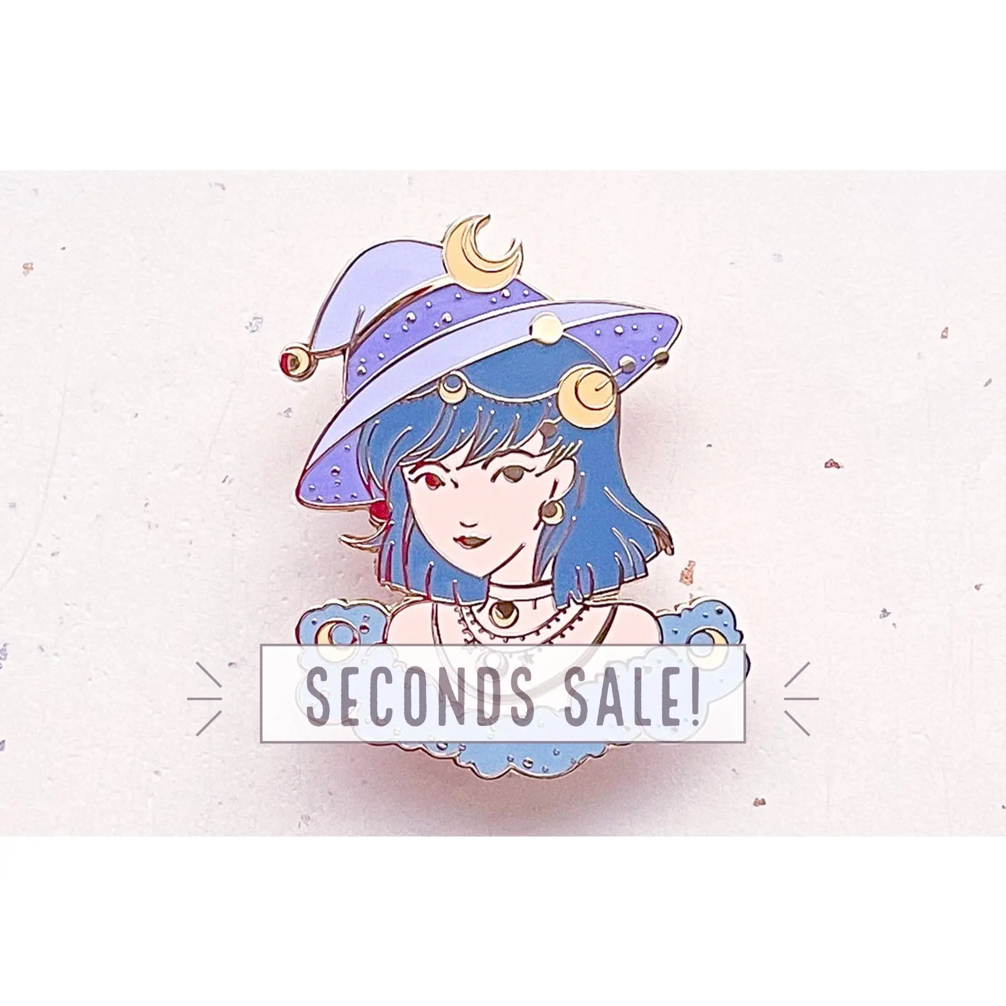 June Witch Alexandrite Enamel Pin (Seconds)