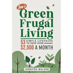 Jen’s Green Frugal Living: 53 Simple Lifehacks to Save Over $2,500 A Month Paperback – December 4, 2024