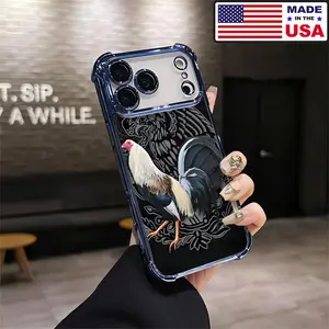 Mexican Gamefowl Rooster Aesthetic Design Pattern Casing For iPhone 17 16 15 14 13 12 Samsung 22 23 24 25 Plus Pro Max Ultra Soft Silicon TPU Shockproof Protector Vintage Unique Fashion Mobile Phone Case