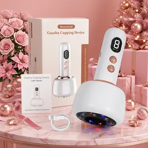 Electric Cupping Massage Instrument, Vacuum Cupping, Portable Handheld Massager, 9-Level Suction Adjustment, Home Use, Suitable for Multiple Body Parts, Portable Muscle Massagers