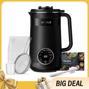 8-in-1 Multi-Function Nut Milk Maker, 32oz Corded Electric Kitchen Appliance with US Plug - Makes Plant-Based Beverages (Oatmilk, Almond), Juice, Boils Water, with Delay Start and Heat Preserve Functions
