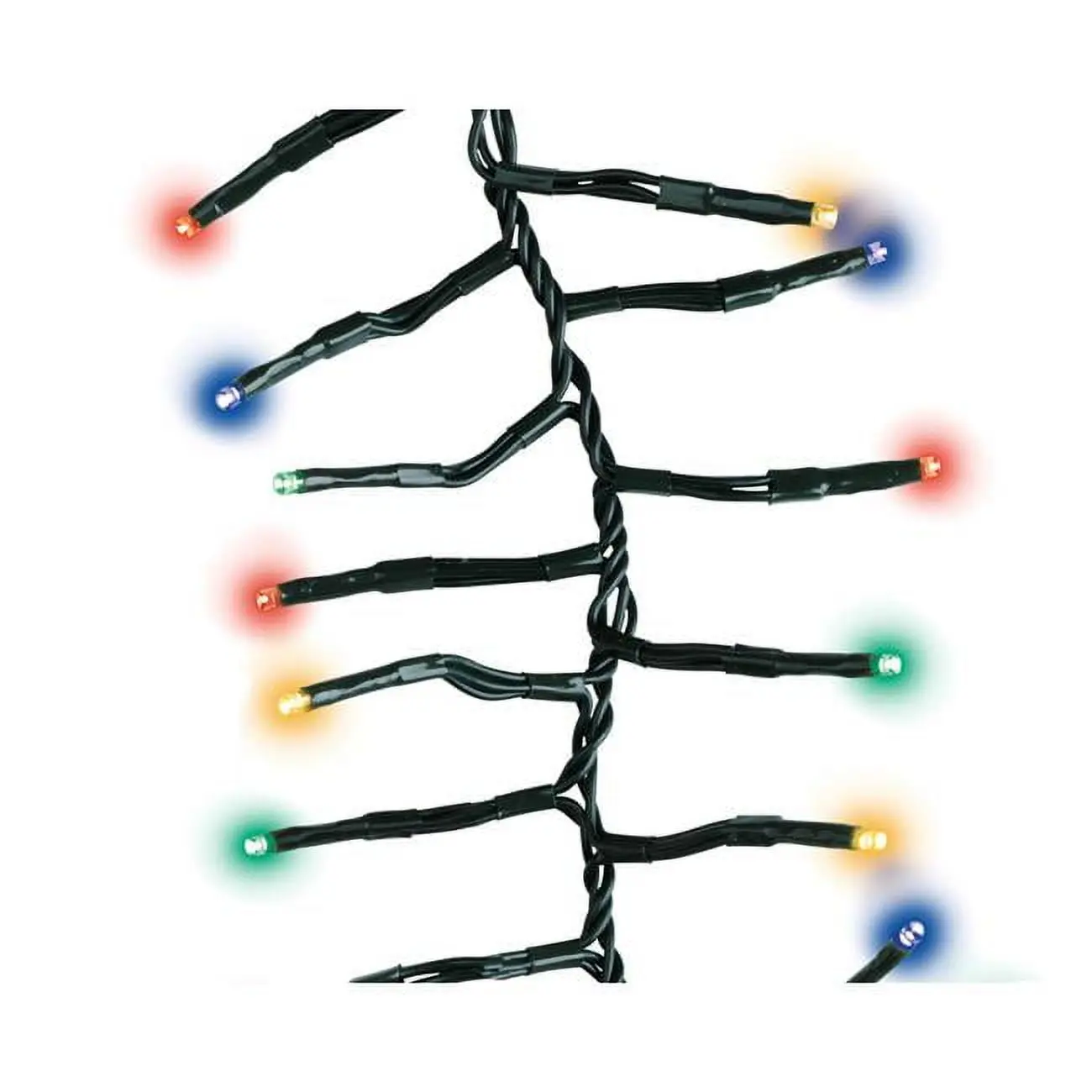 Celebrations 9071255 6.6 ft. LED Rice Cluster String Christmas Lights Multi Color - 200 Count