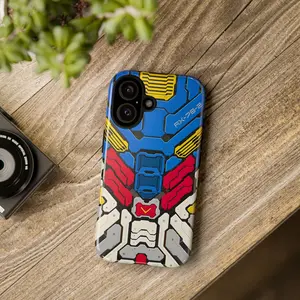 Gundam RX-78-2 Phone Case for iPhone 16 Pro Max 15 Plus 14 13 12 11 XS Max – Shockproof Mecha Armor Design, Durable Polycarbonate TPU
