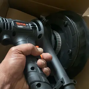 【Summerfinds】VEVOR Drywall SanderHeavy Duty Power Hardware Tool with Variable Speed Foldable Sheetrock Polishing SanderTelescope HandleLED Strip LightVacuum Bag & Gloves, Tools And Gadgets For Him, Abrasive Sandpaper Polishers