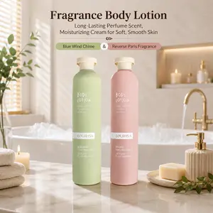 EOURHSA Squalane Cloud Body Lotion 9oz | Long Lasting Fragrance, Moisturizing Skin Cream, Blue Wind Chime & Reverse Paris Scent