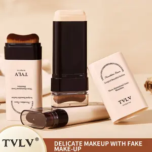 2-in-1 Concealer Foundation Stick, Covers Dark Circles, Water-Proof Sweat-Proof Makeup for Flawless Daily Use, Long-Lasting Concealer Foundation Hybrid