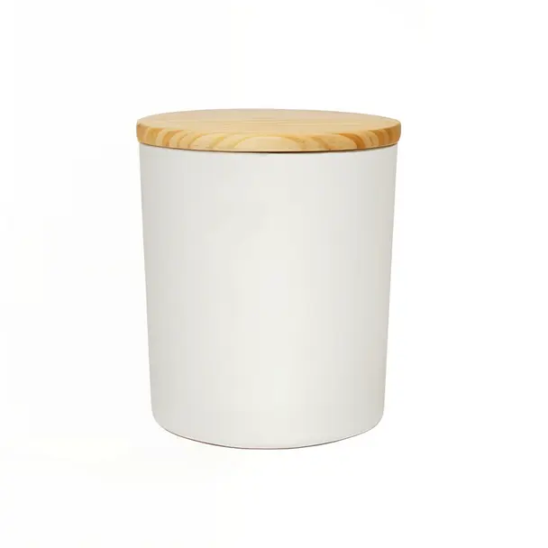 Cashmere Creamy Fragrance Candle - Matte White Cali Glass Jar, 13.5 oz Durable Scented Candle for Home Decor with Aroma
